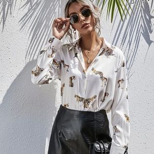 Tiger printed blouse